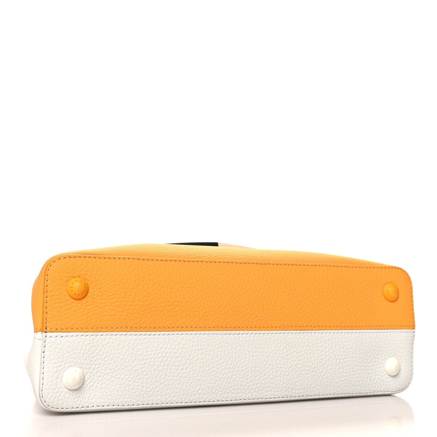 Taurillon Daniel Buren Artycapucines MM Orange White