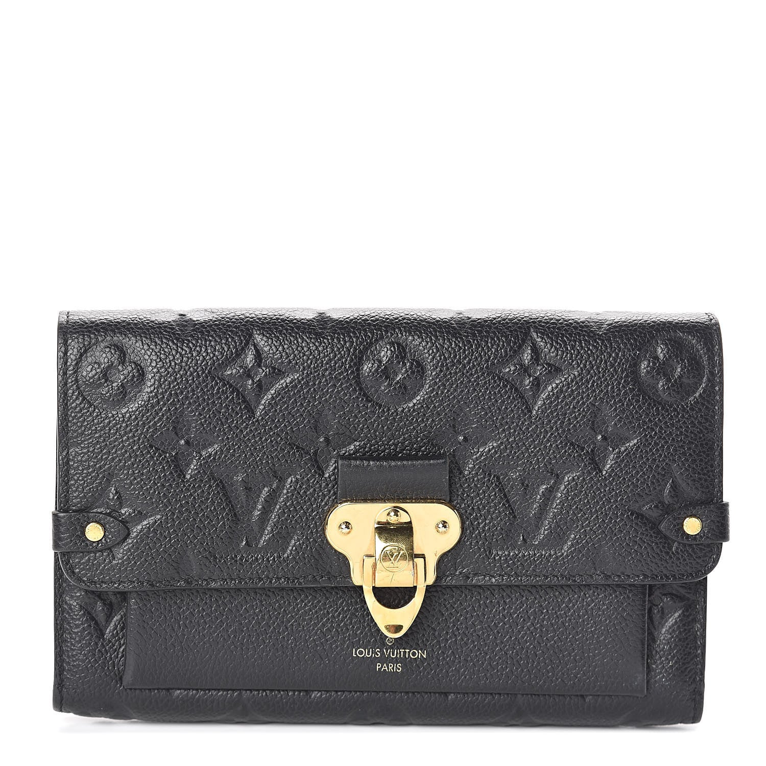 Louis Vuitton Empreinte Vavin Chain Wallet Black 1 of 6