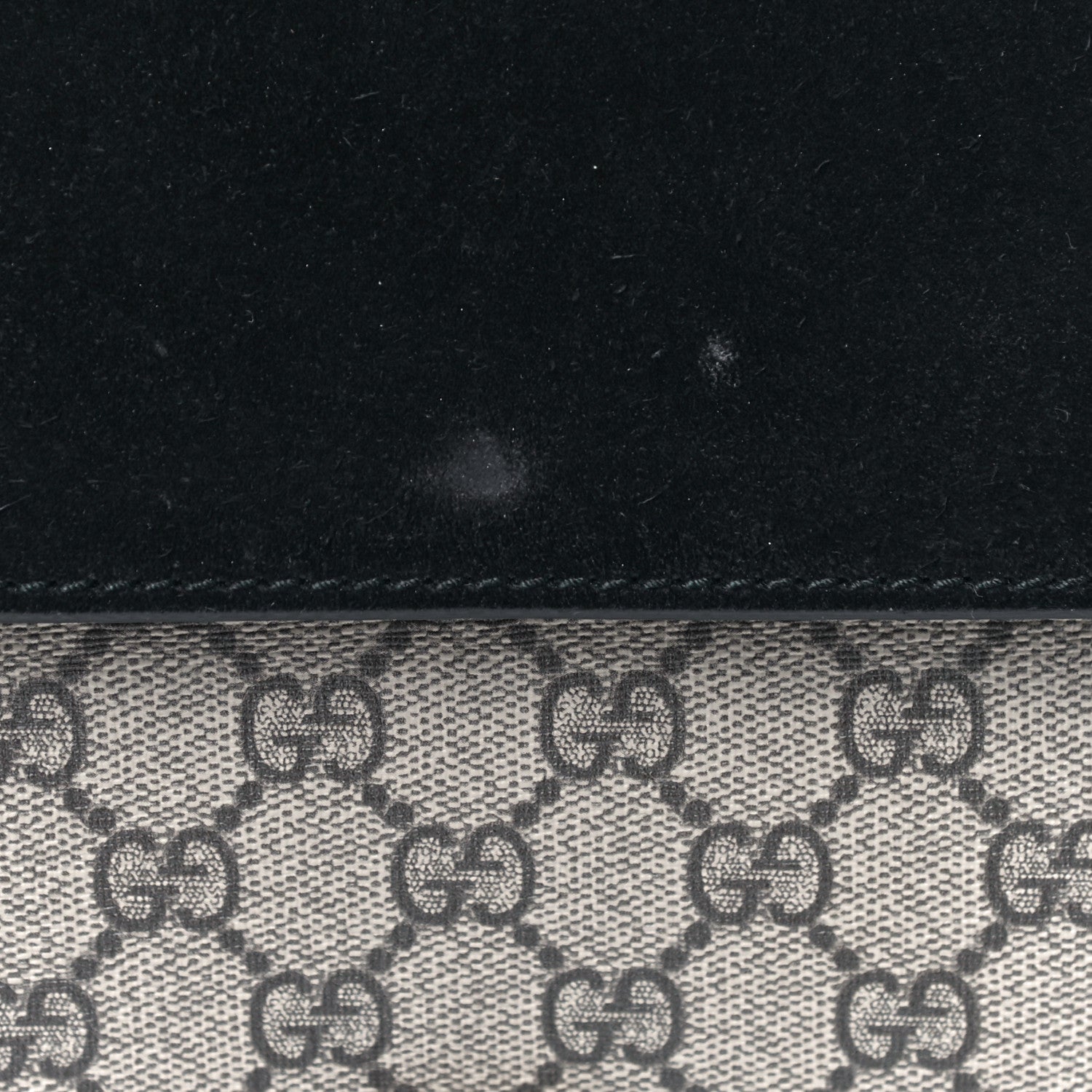 Gucci GG Supreme Monogram Medium Dionysus Shoulder Bag Black 11 of 13