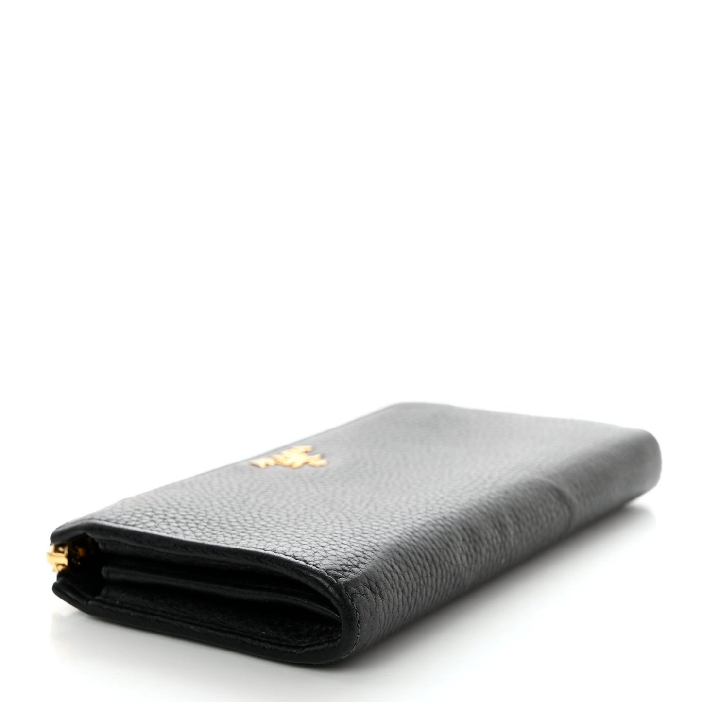 Vitello Move Half Zip Wallet Black