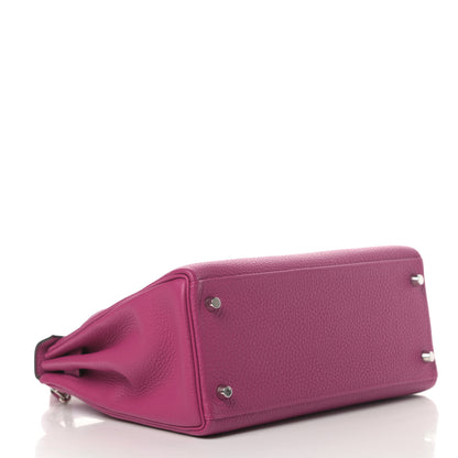 Hermes Togo Kelly Retourne 28 Rose Pourpre 4 of 11