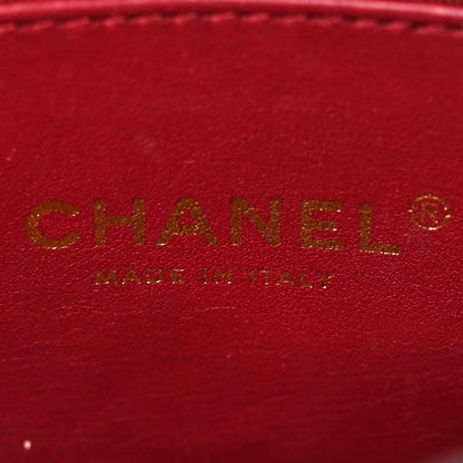 Chanel Lambskin Quilted Chain Flap Black 6 of 11