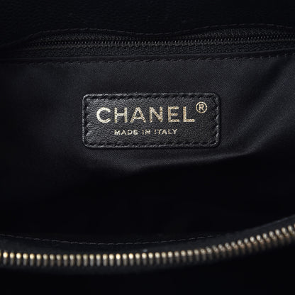 Chanel Caviar Quilted Grand Shopping Tote GST Black 6 of 16