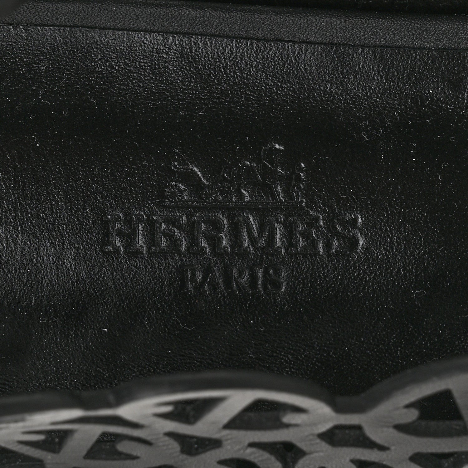 Hermes Calfskin Chaine d'Ancre Meli Ballet Flats 38 Black 7 of 9