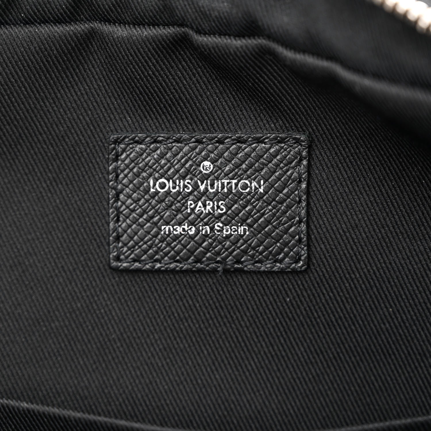 Louis Vuitton Taiga Alex Messenger BB Black 6 of 9