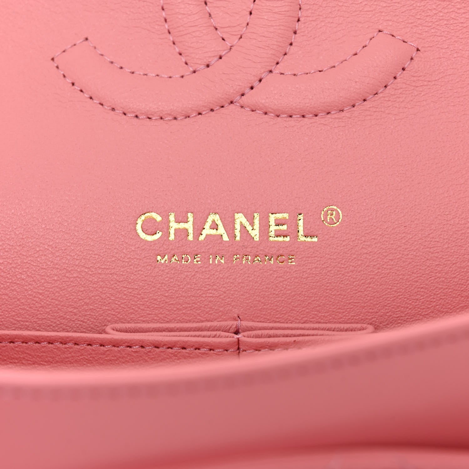 Chanel Lambskin Quilted Medium Double Flap Rose Pink 7 of 11