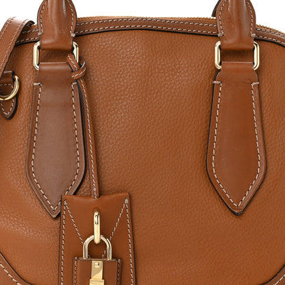 Burberry Heritage Grain Small Orchard Bowling Bag Camel 9 of 15