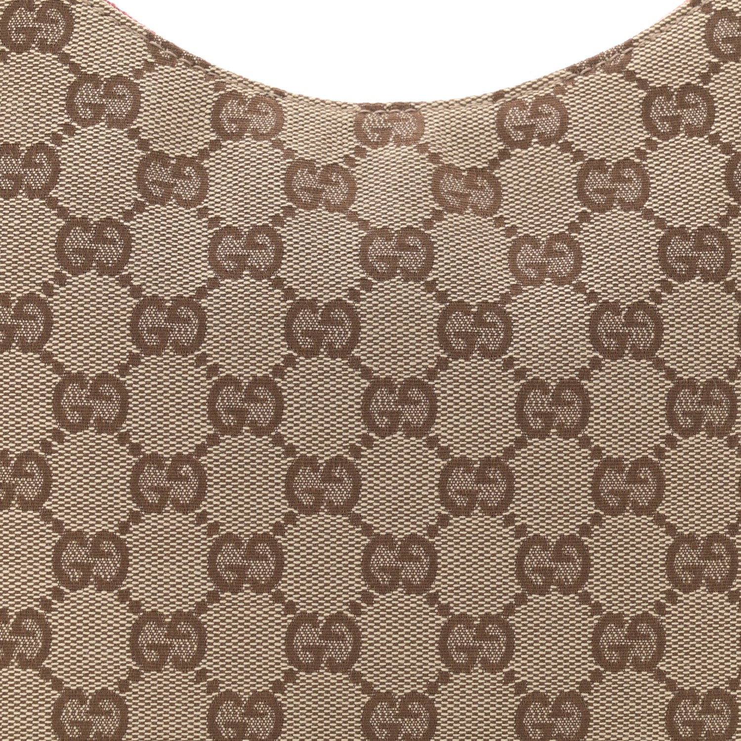 Gucci Monogram Classic Ring Hobo Burgundy 8 of 11