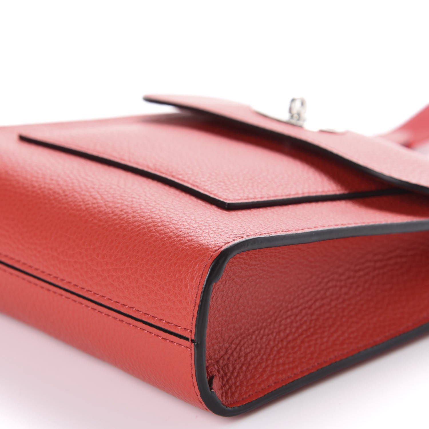 Mulberry Natural Grain Calfskin Antony Messenger Crossbody Scarlet 7 of 9