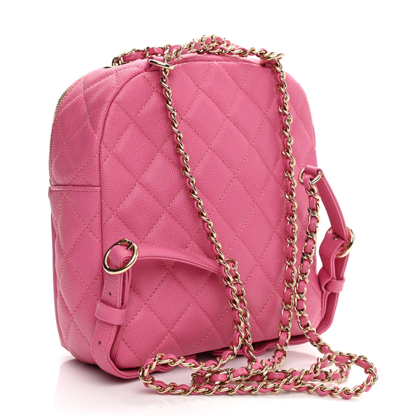Caviar Quilted Small CC Day Backpack Pink