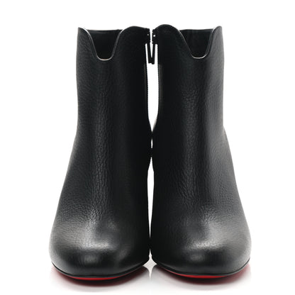 Christian Louboutin Pebbled Calfskin Castarika 85 Desert Ankle Boots 36.5 Black 8 of 8
