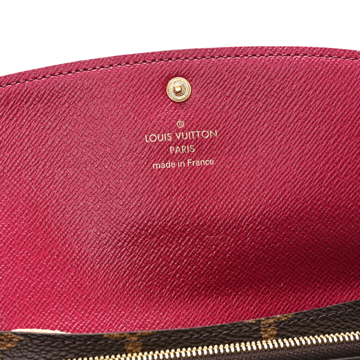 Monogram Emilie Wallet Fuchsia