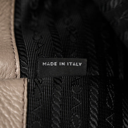 Prada Vitello Daino Messenger Hobo Argilla 7 of 16