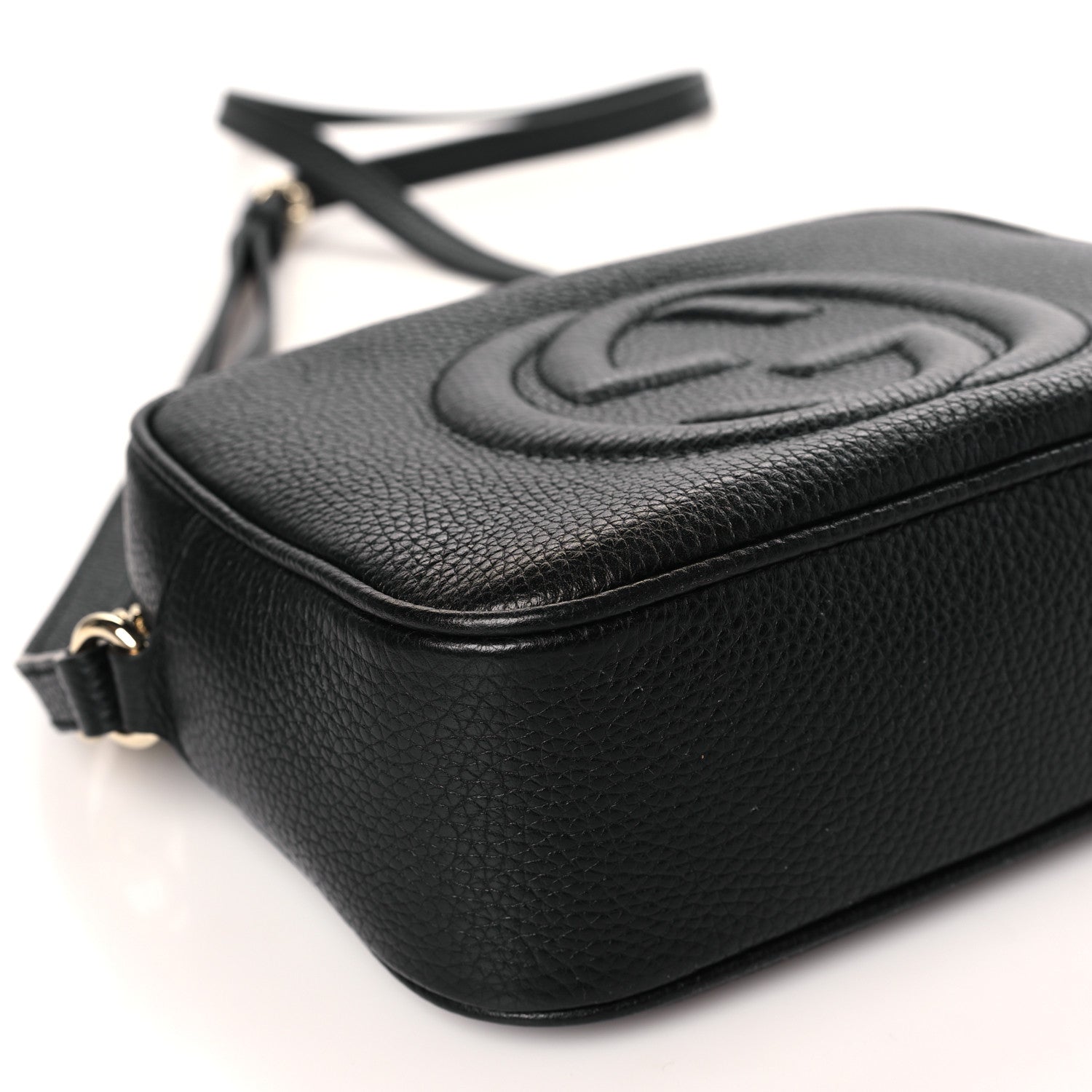 Gucci Pebbled Calfskin Small Soho Disco Bag Black 8 of 9
