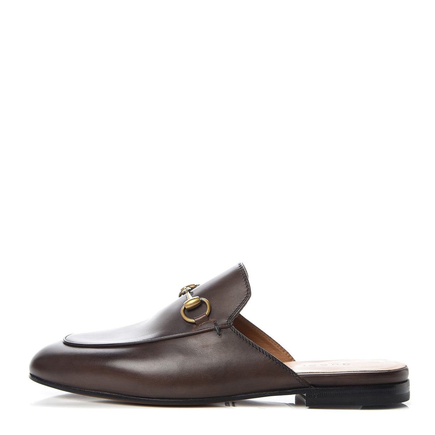 Calfskin Womens Princetown Slippers 36 Fondente Brown