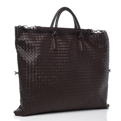 Bottega Veneta Nappa Intrecciato Maxi Convertible Tote Ebano 3 of 10