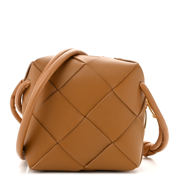 Bottega Veneta Lambskin Maxi Intrecciato Mini Cassette Camera Bag