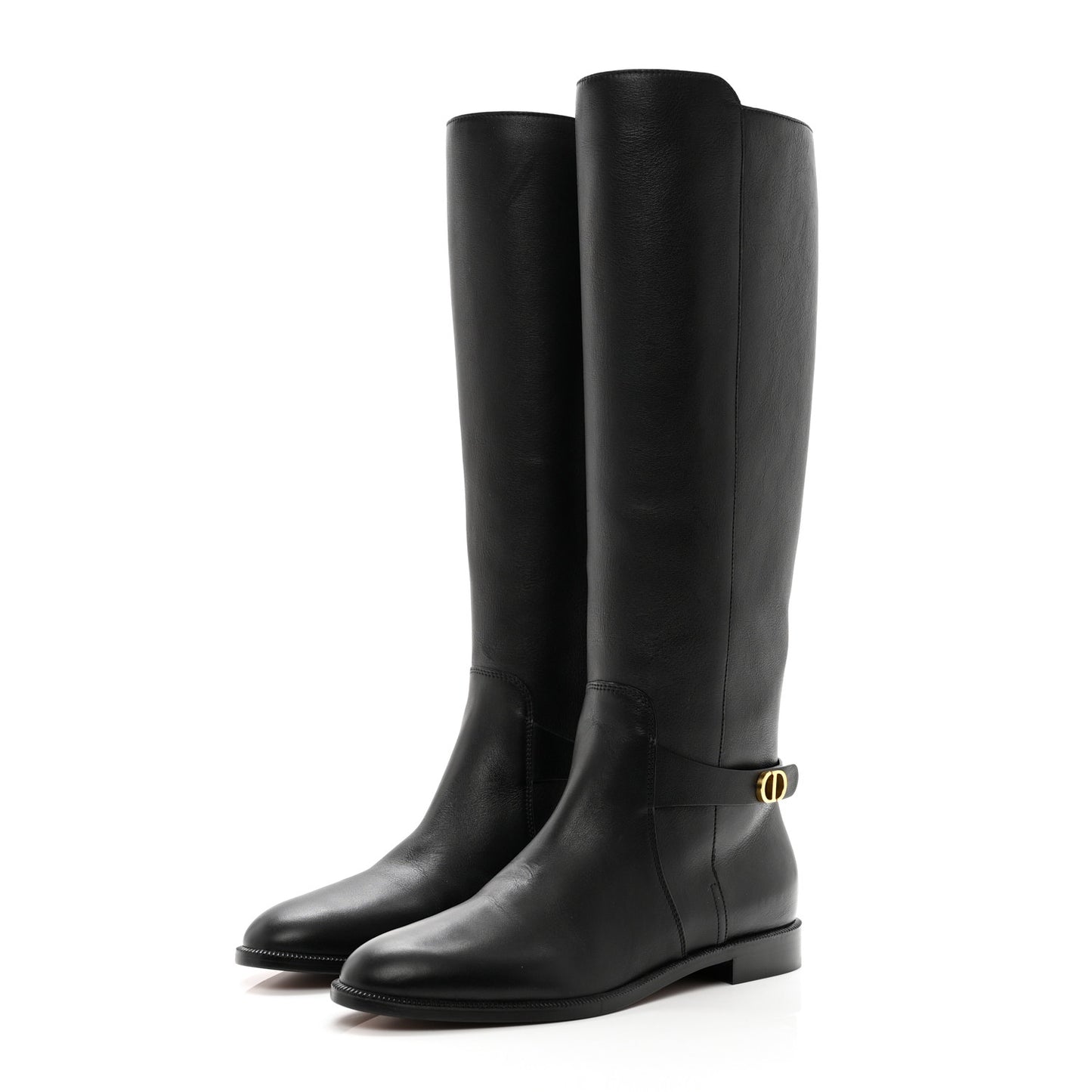Soft Calfskin Empreinte High Boot 36 Black
