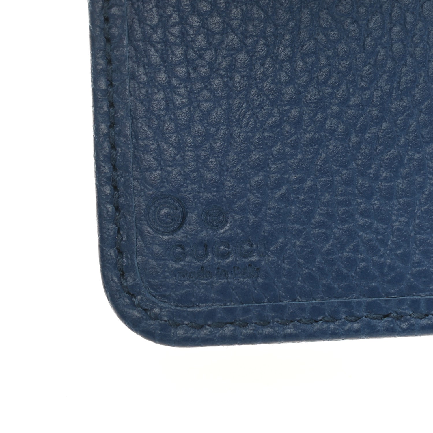 Gucci Monogram Dollar Calfskin Zip Around French Flap Wallet Beige Ebony Caspian 7 of 7