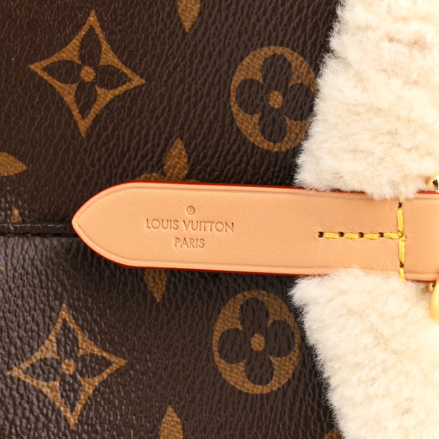 Monogram Shearling Cozygram Neonoe BB