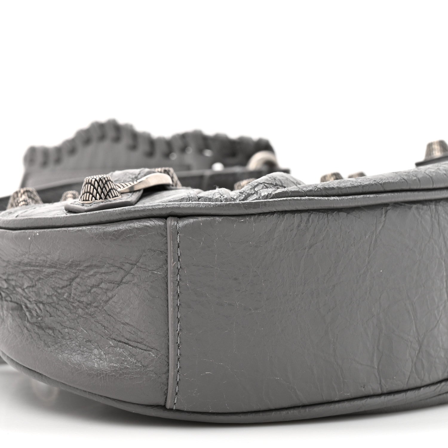 Balenciaga Agneau Arena Le Cagole Shoulder Bag XS Dark Grey 11 of 13