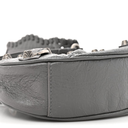Balenciaga Agneau Arena Le Cagole Shoulder Bag XS Dark Grey 11 of 13