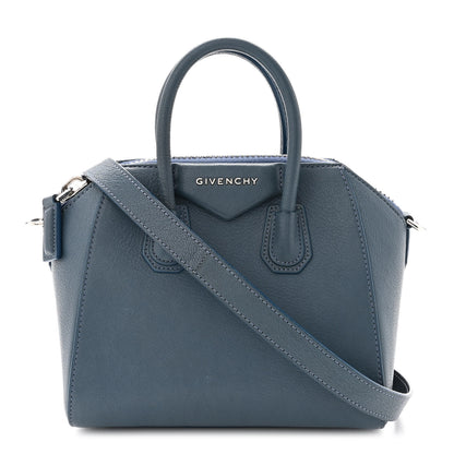Givenchy Sugar Goatskin Mini Antigona Oil Blue 1 of 11