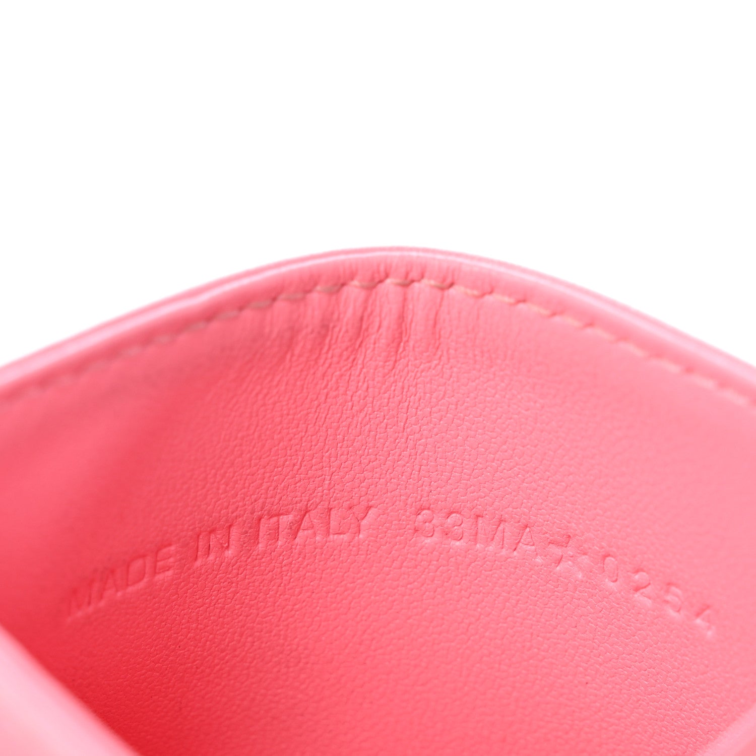 Christian Dior Lambskin Cannage Lady Dior Card Holder Strawberry Pink 7 of 8