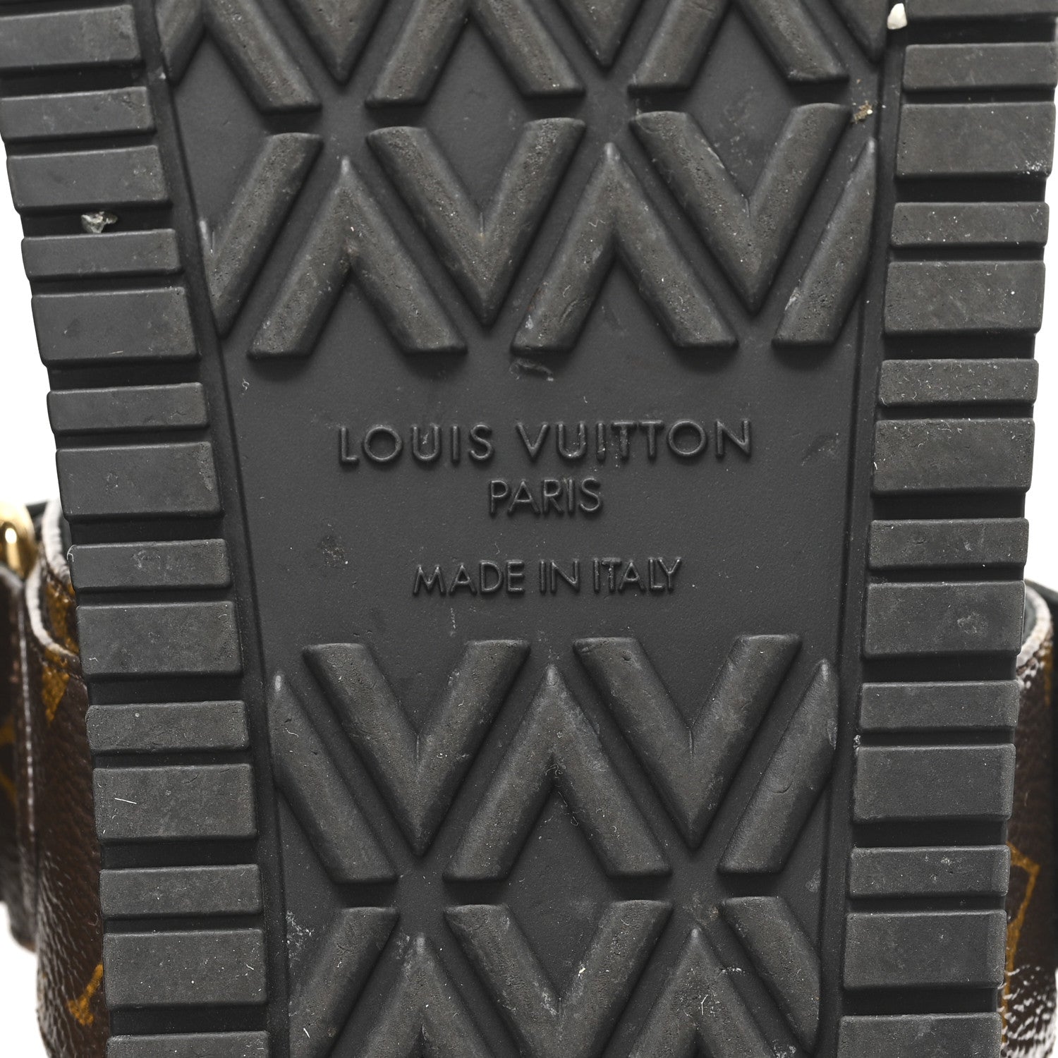 Louis Vuitton Monogram Bom Dia Mule Sandals 36.5 Black 7 of 9