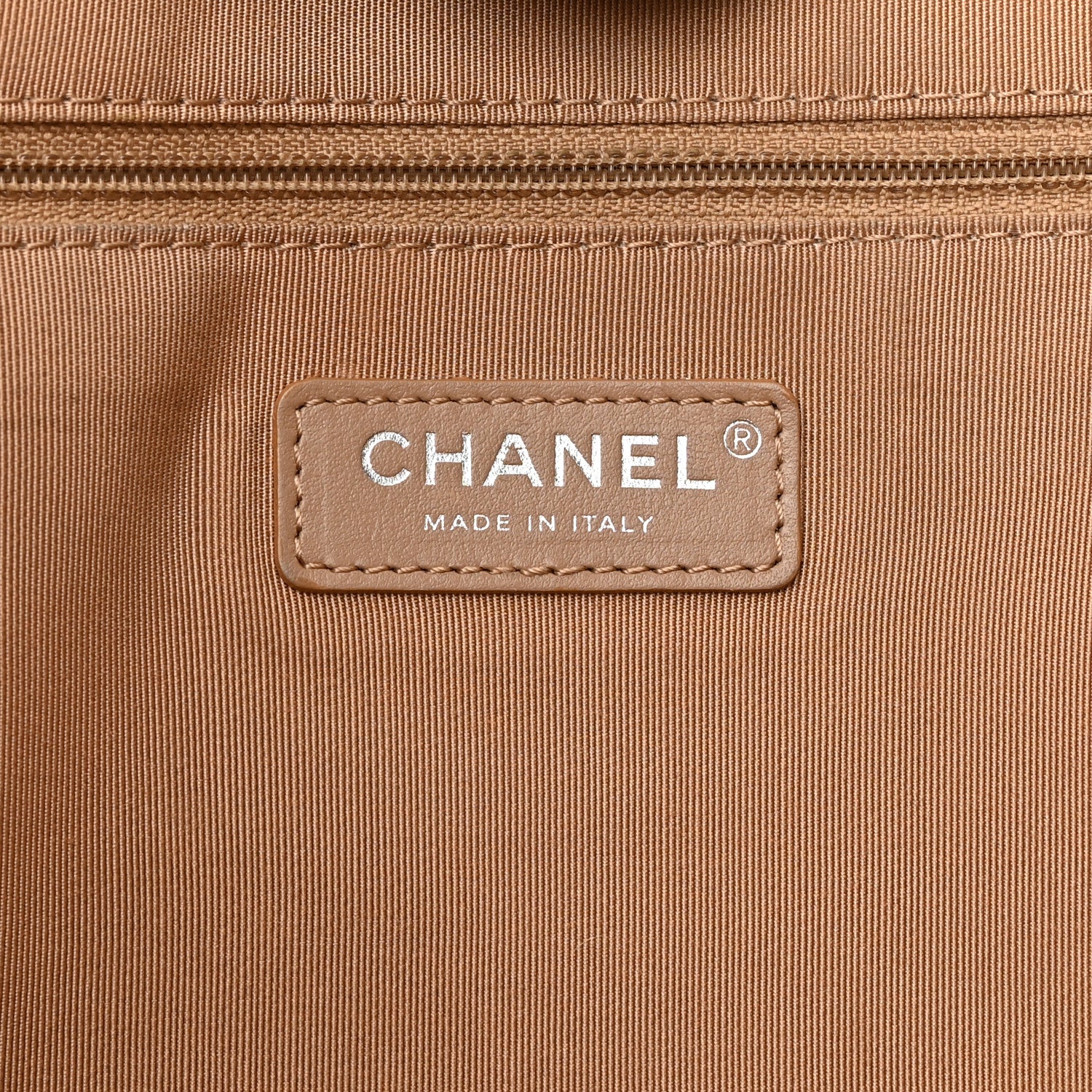 Chanel Wool Felt Calfskin Large Deauville Tote Grey Beige 6 of 22