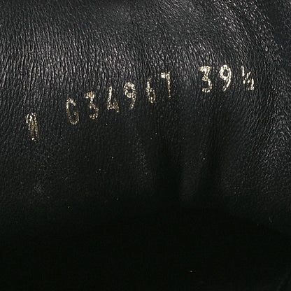 Chanel Lambskin Logo Strap Sneakers 39.5 Black 8 of 9