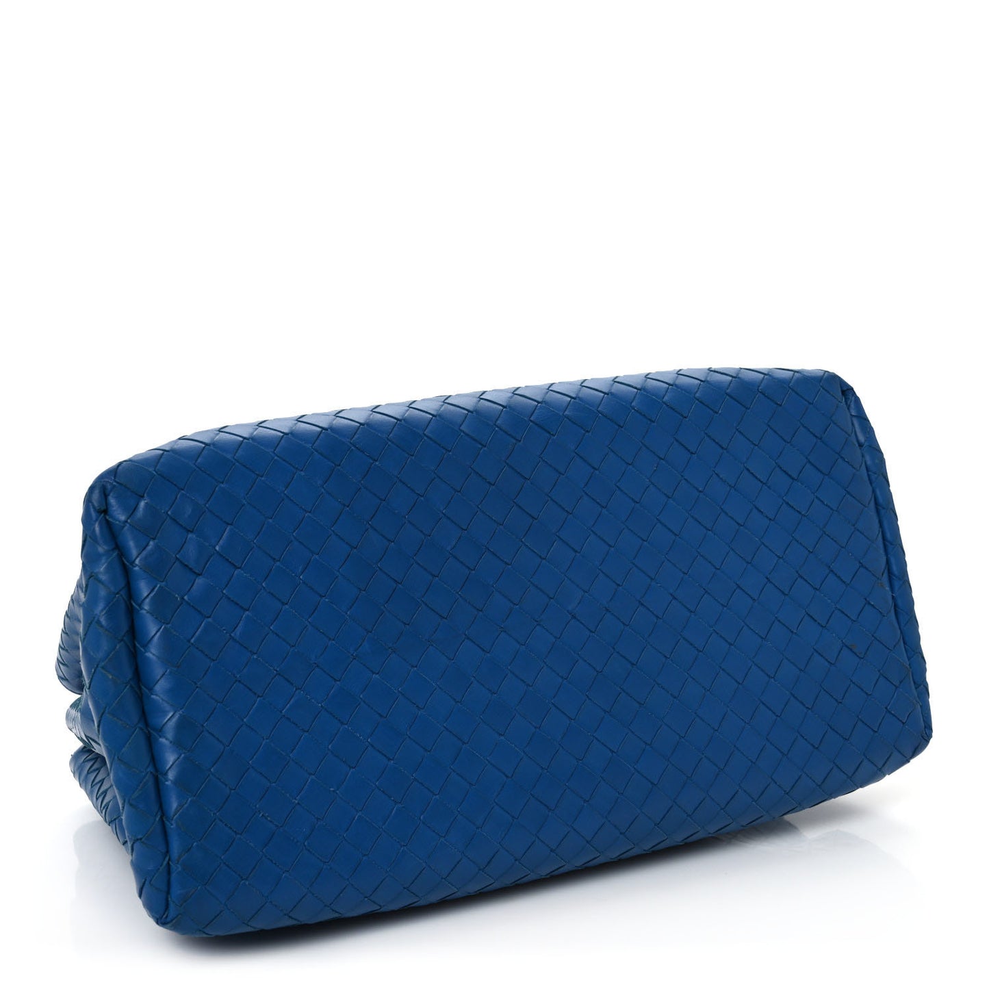 Light Calf Intrecciato Small Roma Signal Blue