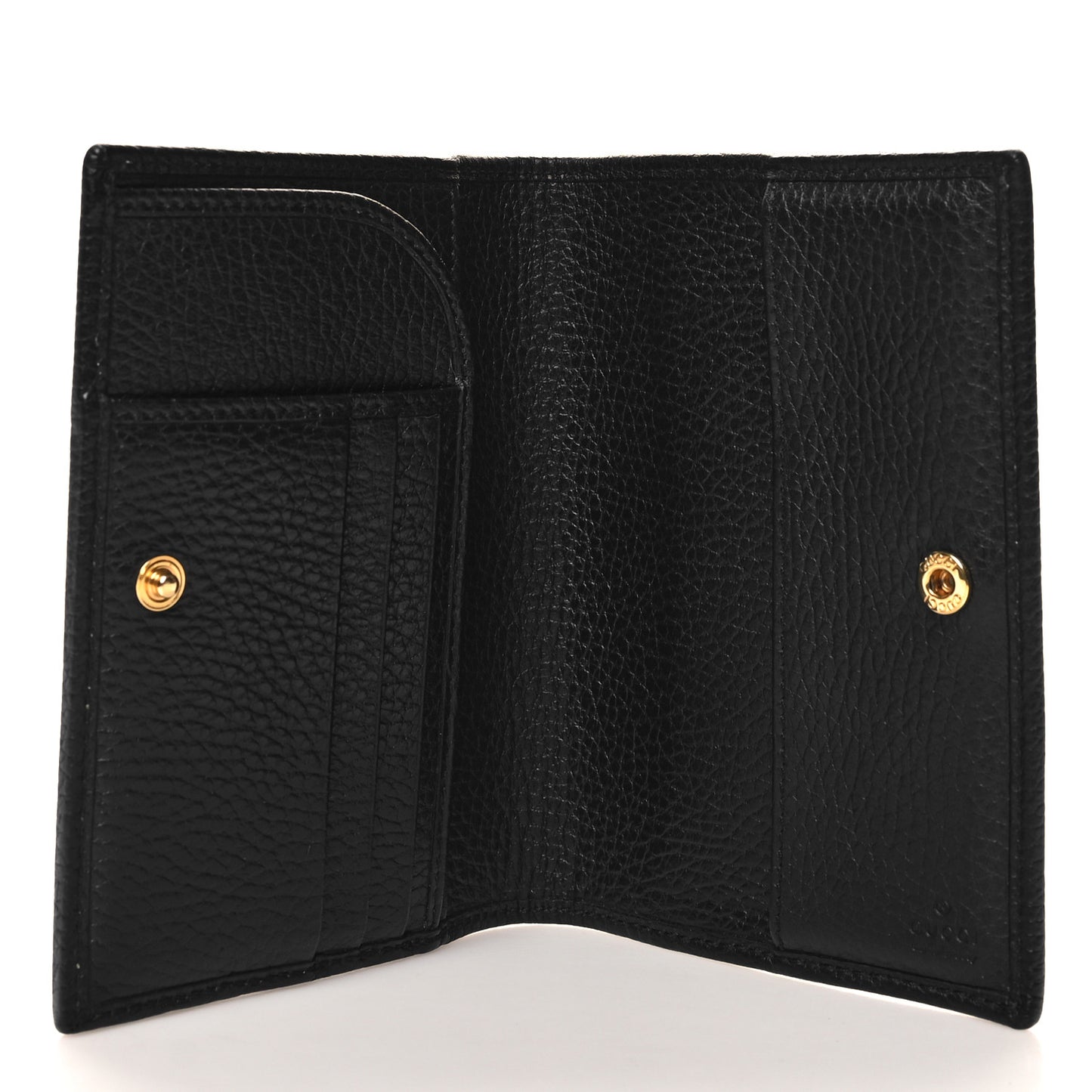 Calfskin GG Marmont Passport Case Black