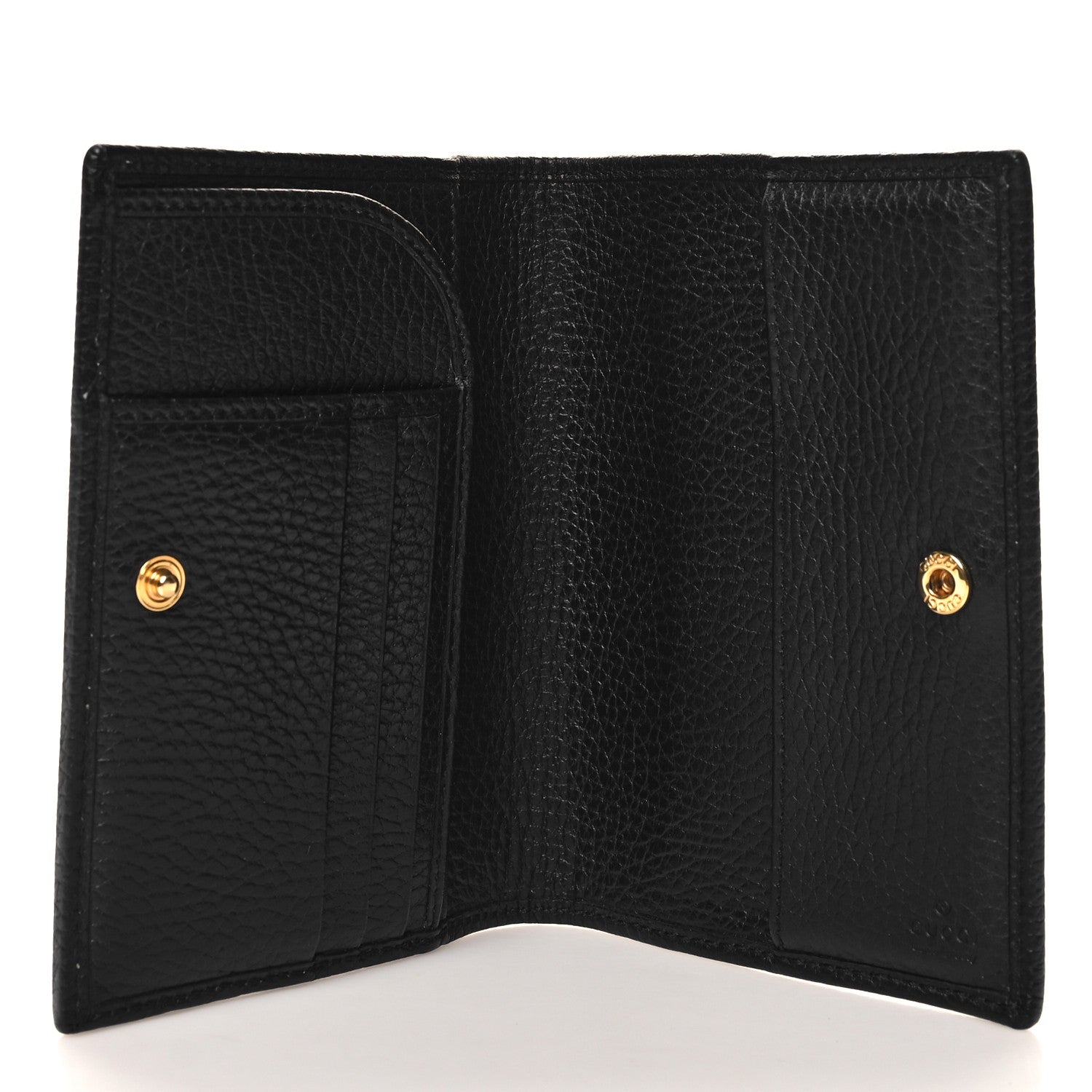 Gucci Calfskin GG Marmont Passport Case Black 5 of 8