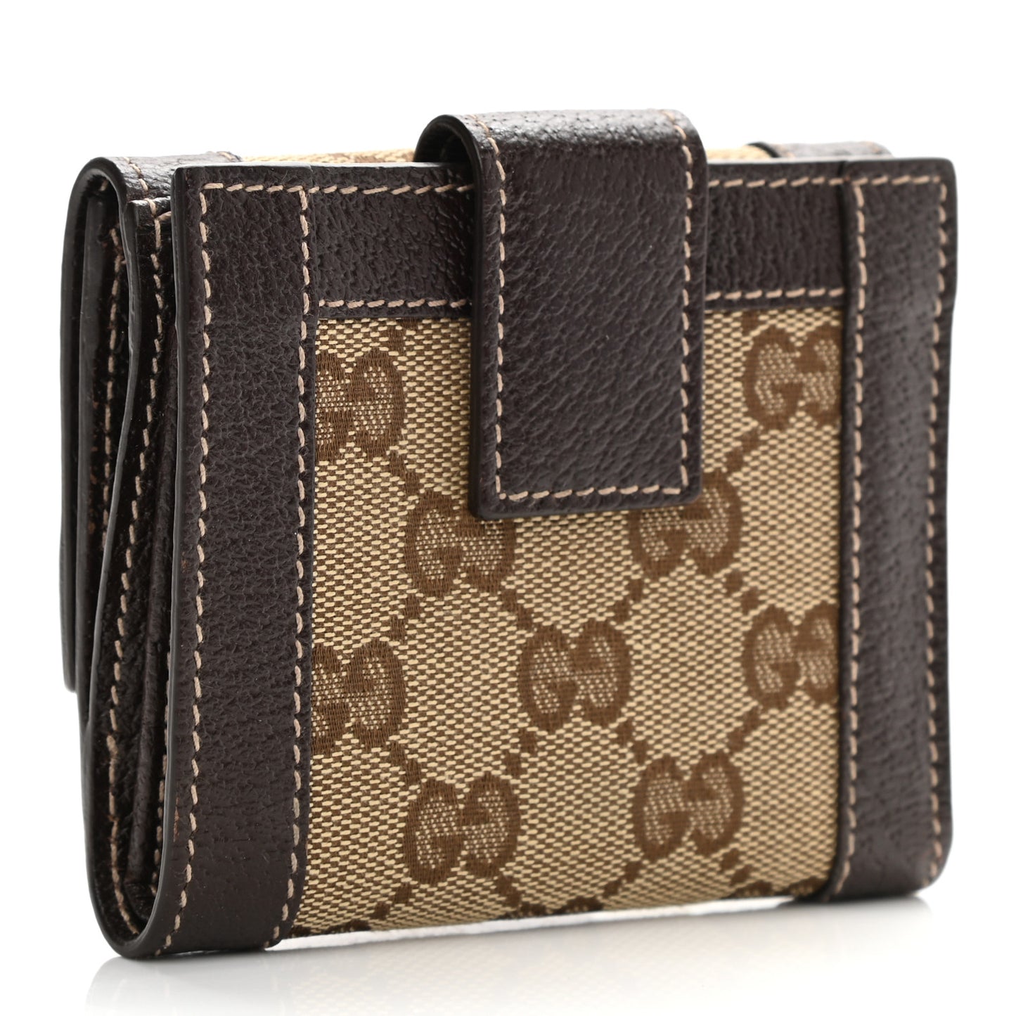 Monogram Charmy Square Wallet Dark Brown