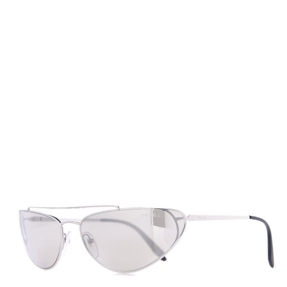 Prada Cat Eye Sunglasses SPR 62V Silver 1 of 7