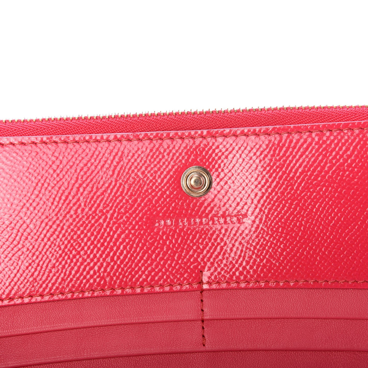 Patent London Zip Wallet Pink