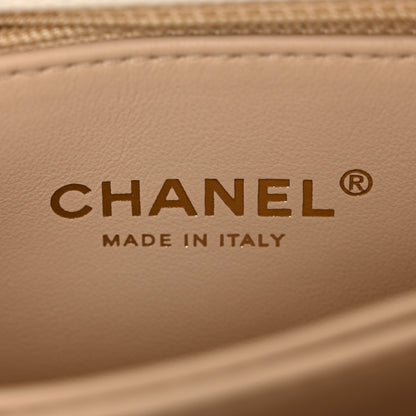 Chanel Caviar Quilted Mini Coco Handle Flap White 6 of 14
