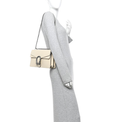 Gucci Textured Calfskin Crystal Small Dionysus Shoulder Bag Mystic White 2 of 11