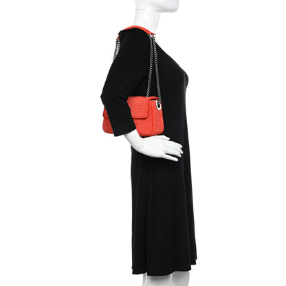 Fendi Technical Fabric FF Midi Chain Baguette Tulipano 2 of 14