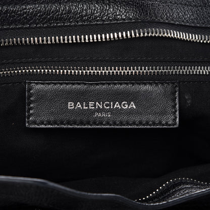 Balenciaga Chevre Silver Metallic Edge Hardware City Black 7 of 13