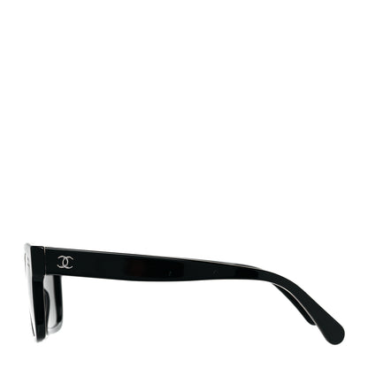 Chanel Acetate Polarized Square Sunglasses 5417 Black 3 of 8