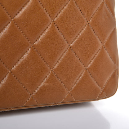 Chanel Lambskin Tortoise Chain Square Flap Camel 19 of 22