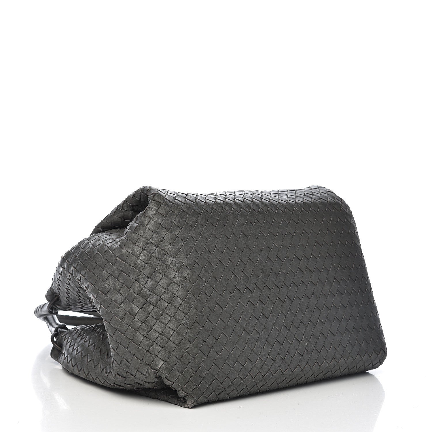 Bottega Veneta Nappa Intrecciato Parachute Bag Light Grey 4 of 13