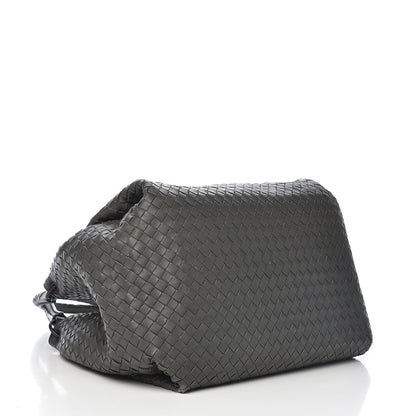 Bottega Veneta Nappa Intrecciato Parachute Bag Light Grey 4 of 13