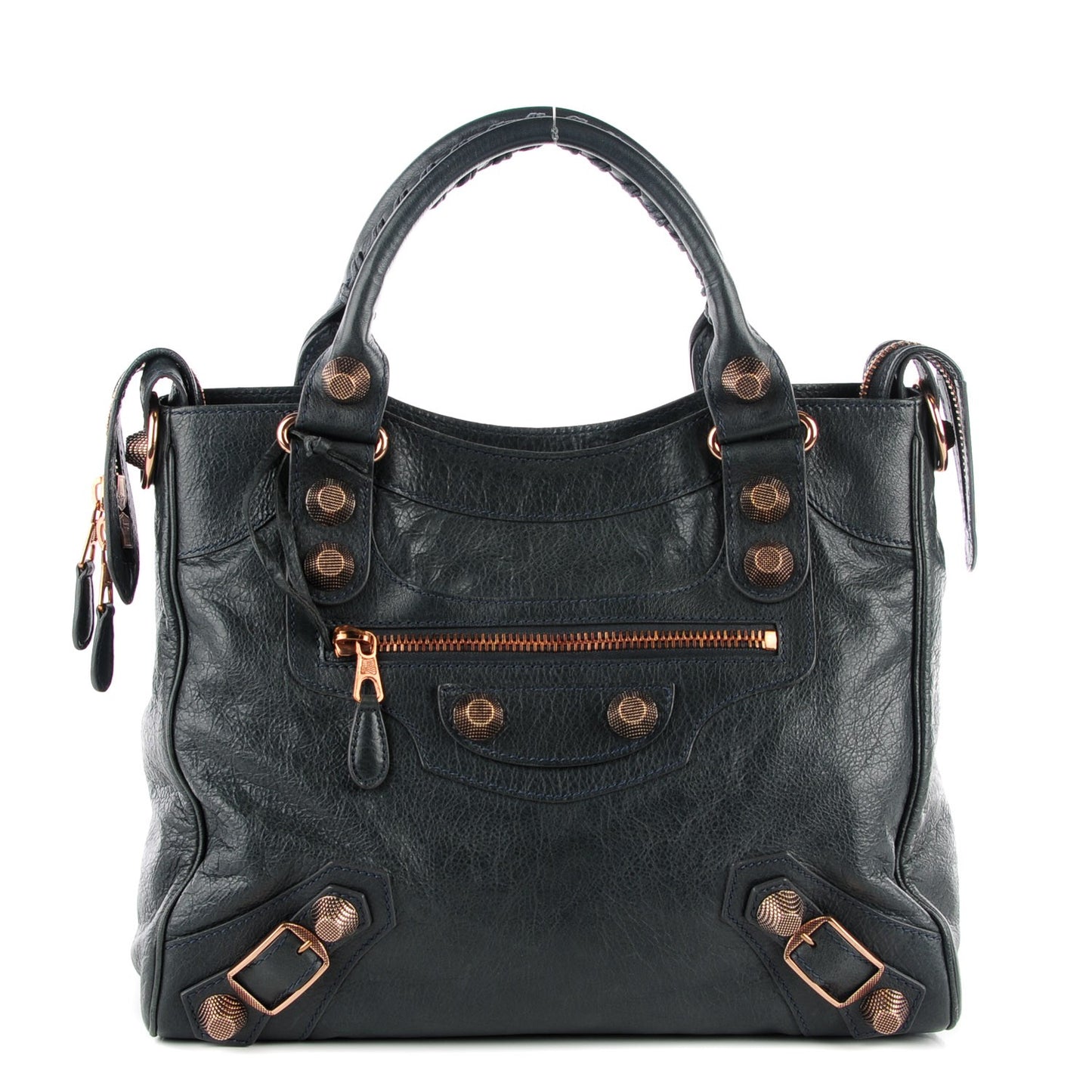 Agneau Giant 21 Rose Gold Hardware Velo Anthracite