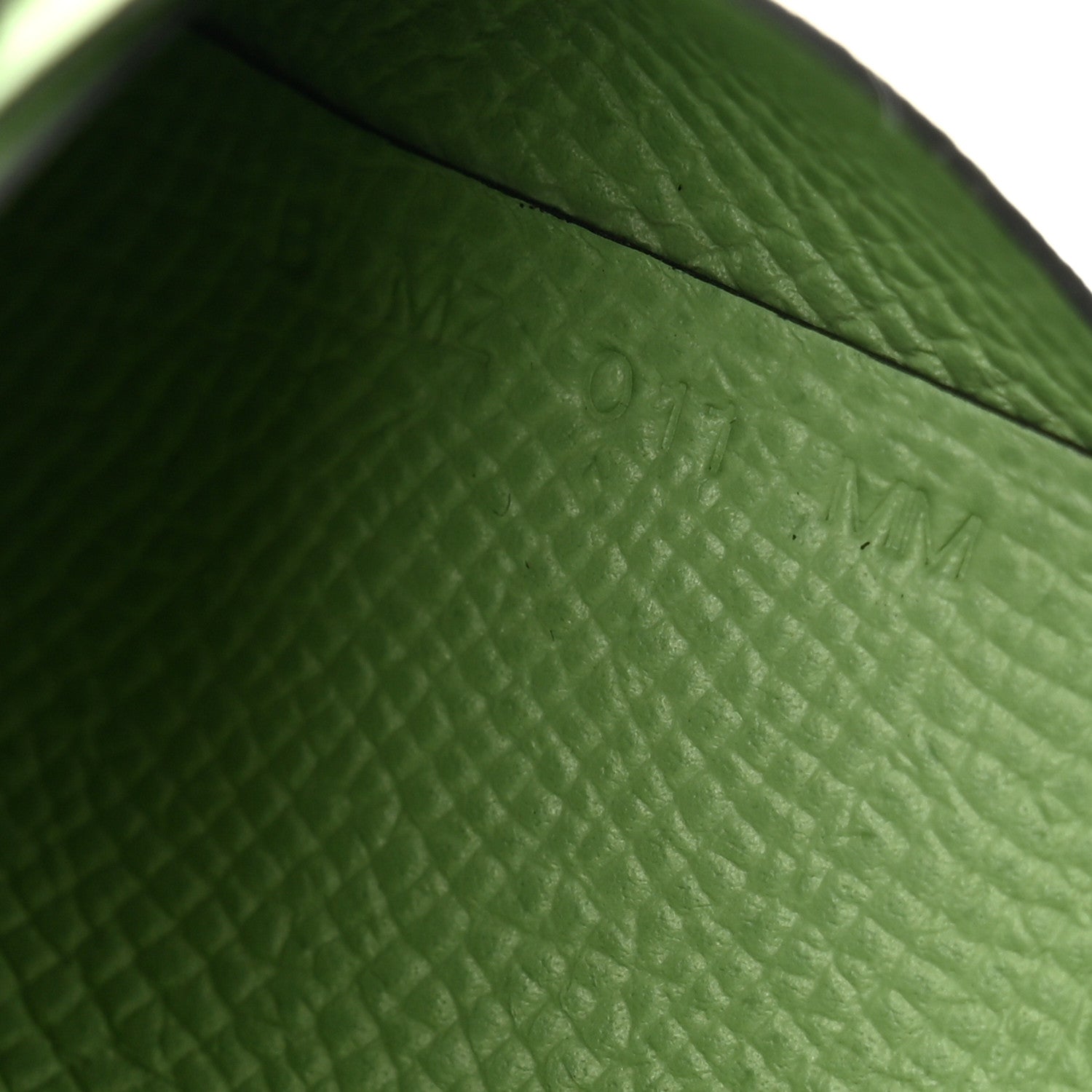 Hermes Epsom Calvi Duo Card Case Vert Criquet 7 of 8