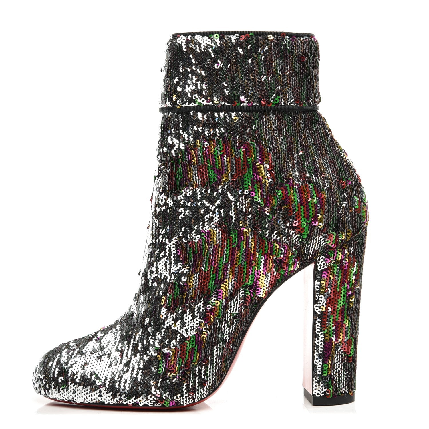 Christian Louboutin Paillettes Moulamax Booties 36.5 Multicolor 1 of 7