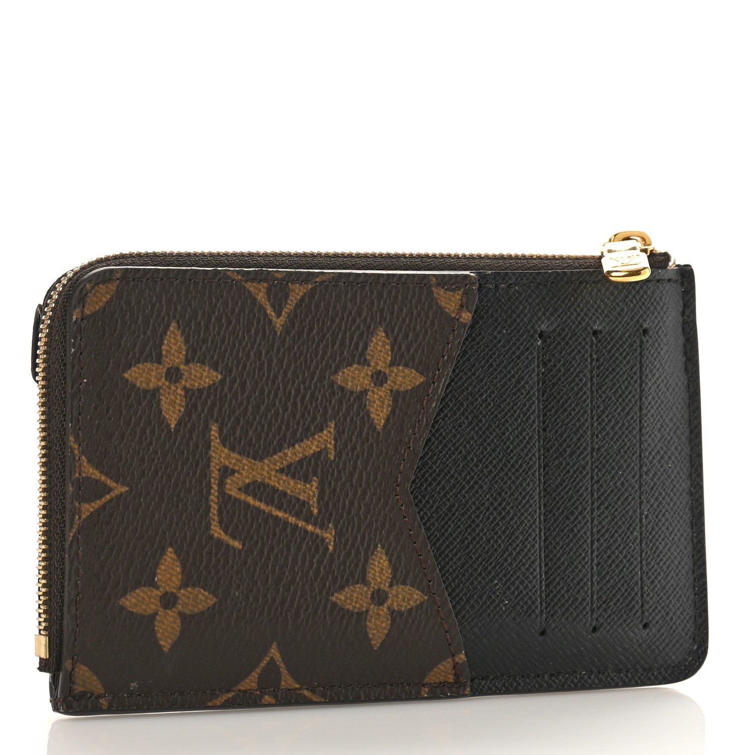 Louis Vuitton Monogram Recto Verso Card Holder Black 3 of 9