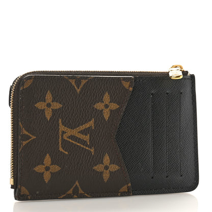 Louis Vuitton Monogram Recto Verso Card Holder Black 3 of 9
